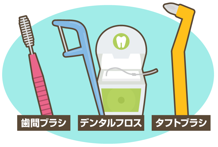 歯間ブラシ・デンタルフロス・タフトブラシ